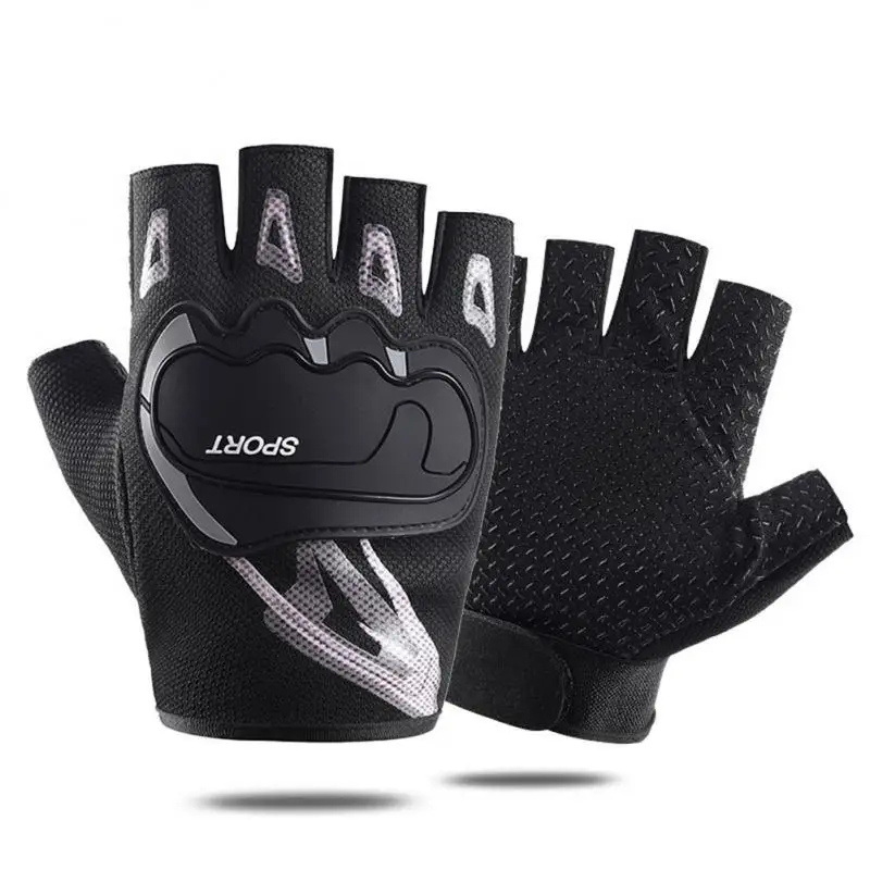 Radfahren Handschuhe Half Finger Gym Handschuhe Frauen Männer Sommer Angeln Fahrrad Bike Finger MTB Handschuhe Anti-Slip Fahrrad Zubehör