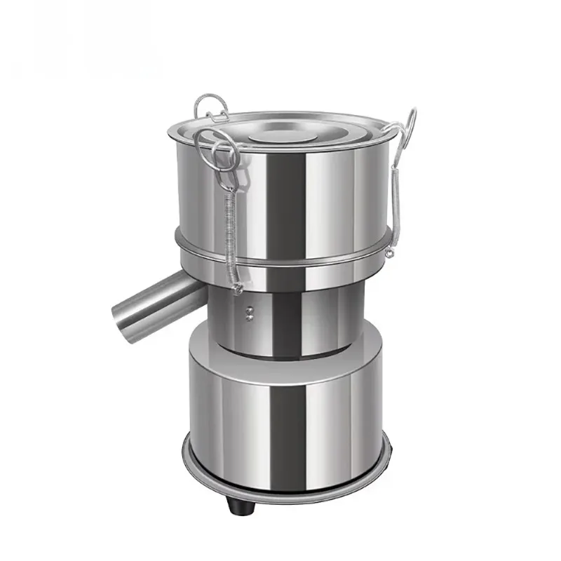 220V Mini Electric Vibrating Sieve Shaker 20cm Stainless Steel Screen Lab Powder Sieving Machine