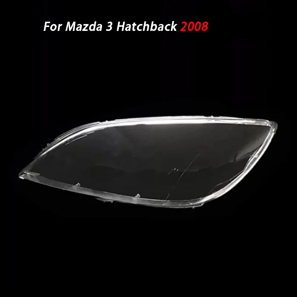 Auto Head Light Caps Transparent Lampshade Lamp Shade Front Headlight Cover Glass Lens Shell For Mazda 3 Hatchback 2008