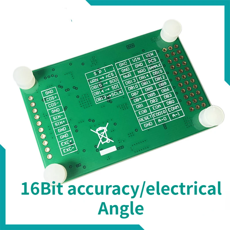 Imagem -02 - Codificador Rotativo Ad2s1210 de 16 Bits Módulo Não Incluso Resolução com Suporte para Saída de Sinal Quadrangente