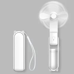 Wholesale Portable Mini Fan, USB Rechargeable, 3-speed Adjustable Foldable Handheld Fan, Suitable for Women, Travel, Outdoor Use