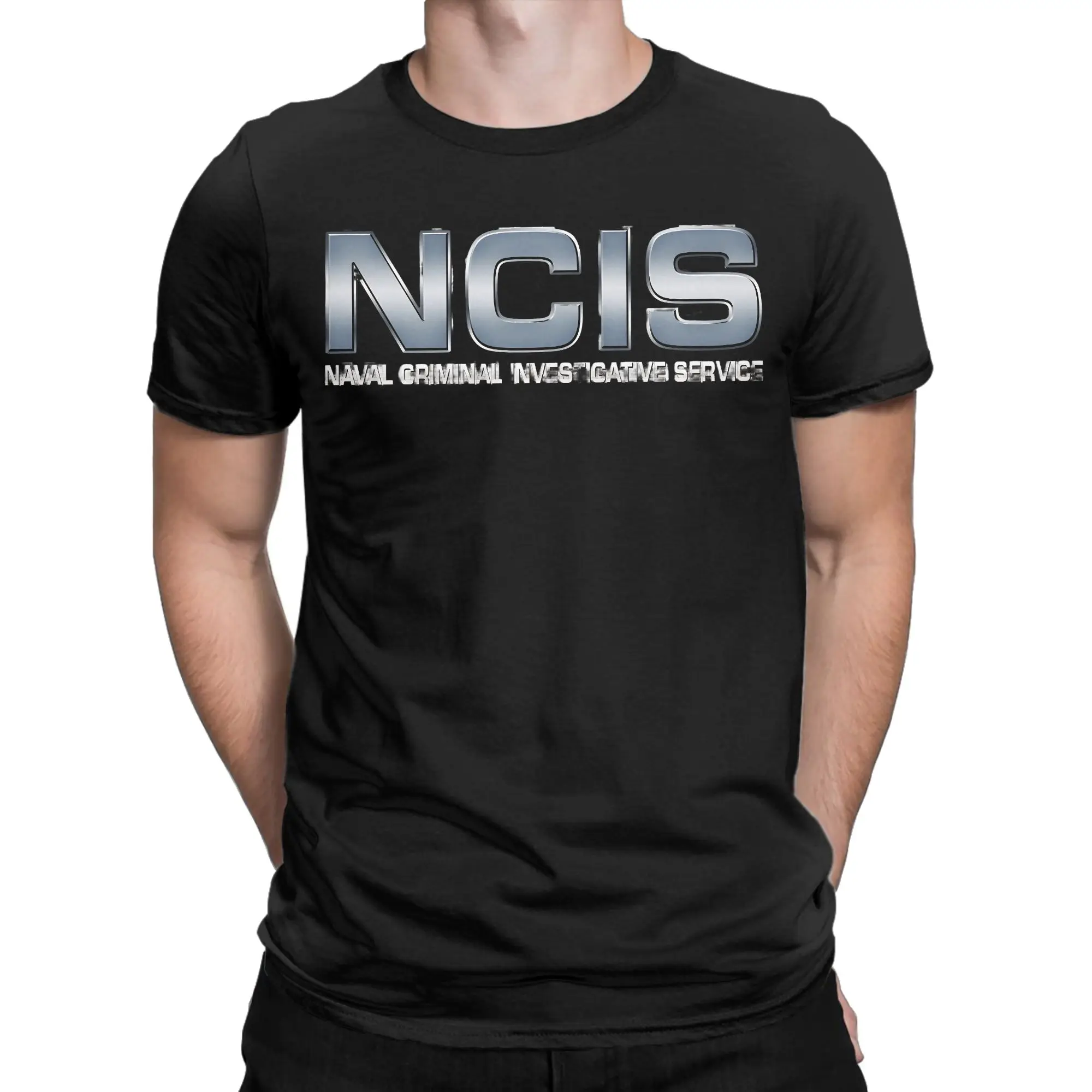 NCIS Naval Criminal Investigative Service T Shirt Summer 100% Cotton T-Shirts For Men's Tee Shirt Short Sleeve Y2K Funny Clothes