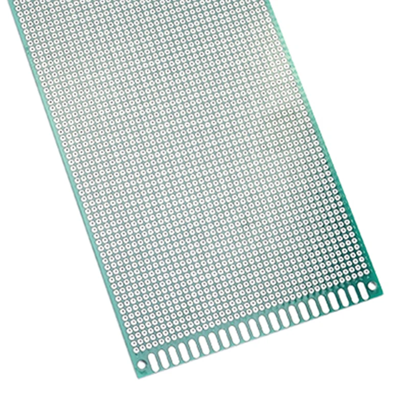 2 Stück 2,54 mm Rastermaß Doppelseitige Universelle Leiterplatte 10x22 cm Größe Elektronische Komponente für DIY-Projekte – Detail 3