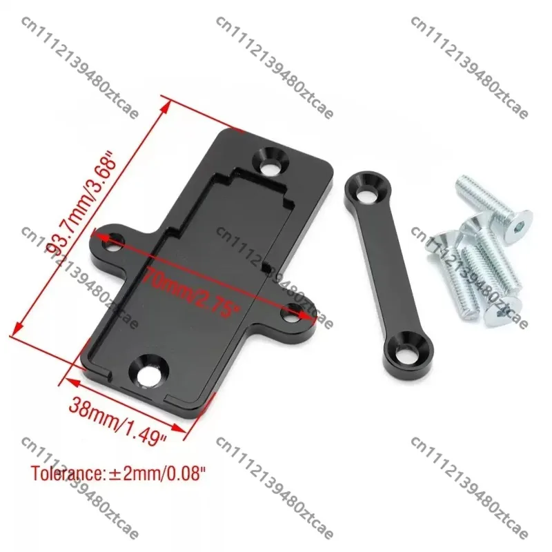 Universal Aluminum Alloy Mount Bracket for Car Alcohol Sensor, Modified Sensor Holder Base Replacement Accessory
