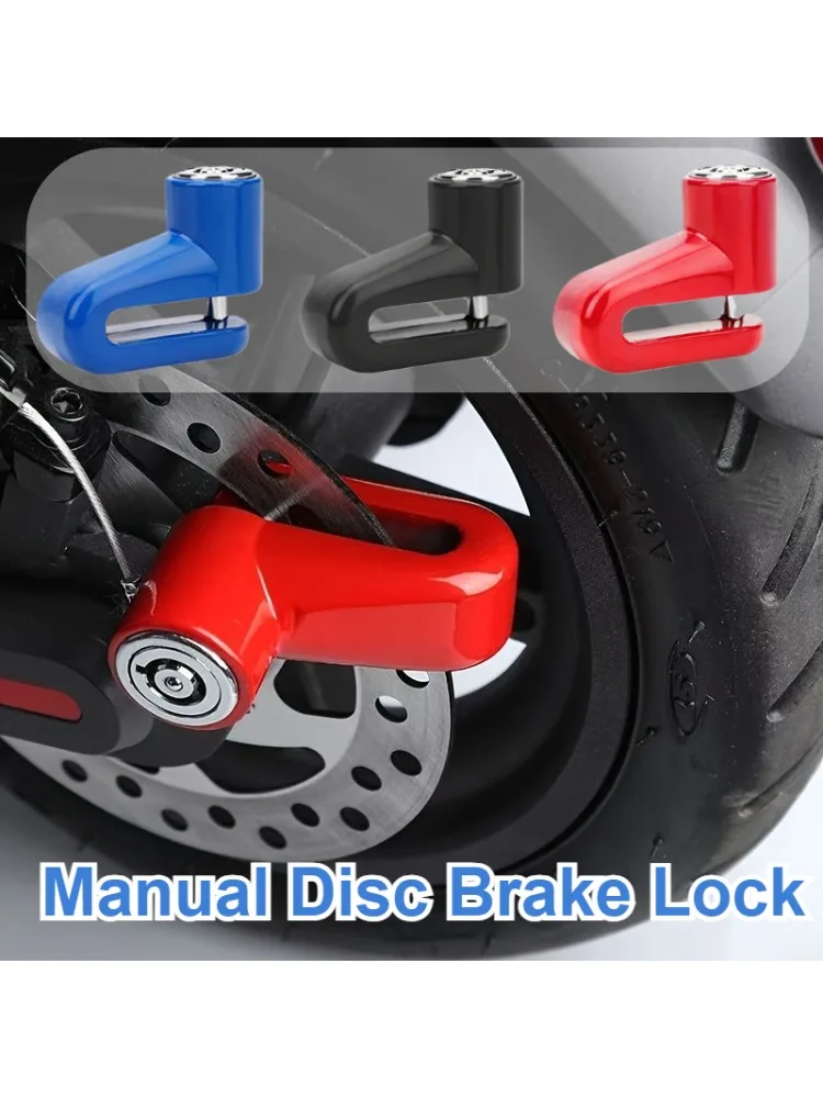 AliExpress NONE Bicycle Motorcycle U-Lock Manual Disc Brake Lock Aluminum Alloy Anti-Theft Lock for Mountain Bike Tricycle U-Shackle Lock Easy