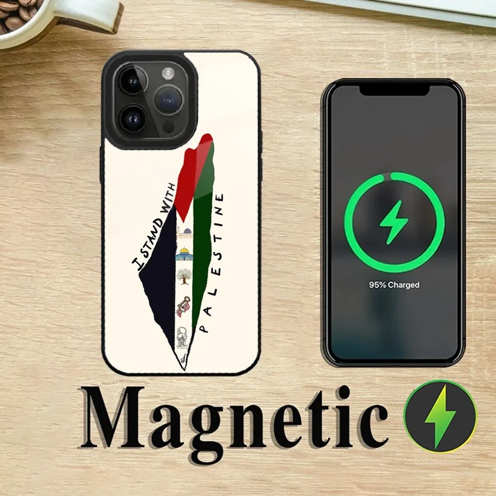 P-PalestineS-S-Flag Phone Case For iPhone 16,15,14,13,12,11,Plus,Pro,Max Mini Magsafe Magnetic Wireless Charging