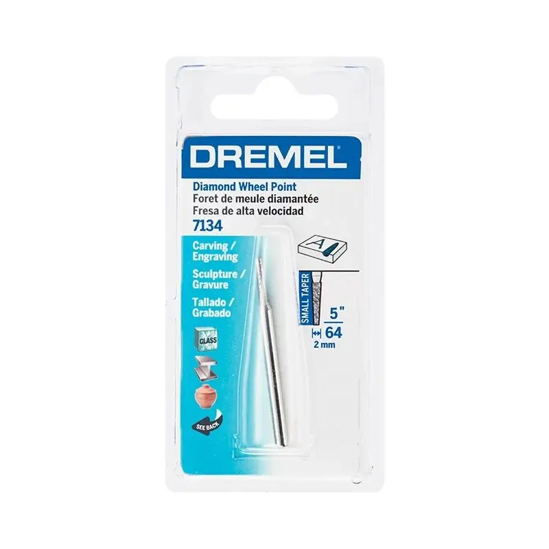 Dremel 7134-high Velocidade Engraving Cutter Diamond Wheel Point Diamond Taper Wheel Point Carboneto de Tungstênio Cortador 20 Milímetros