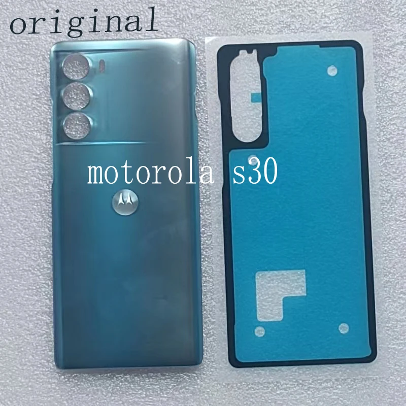 1pcs Original For Motorola Edge Edge 20 30 X30 Lite s30 pro Glass Back Battery Cover Door Panel Housing Case Replacement Parts