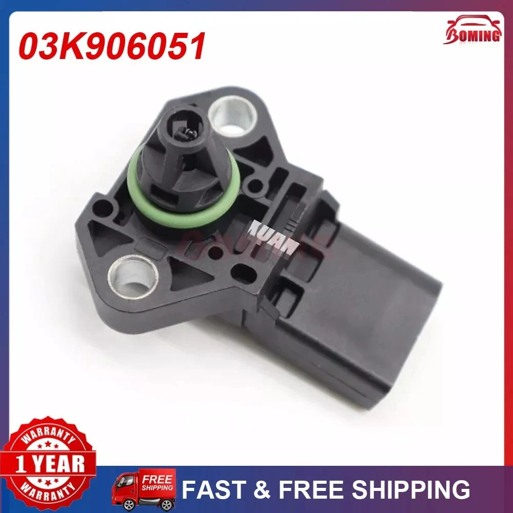 Nuovo sensore di pressione MAP per auto 03K 906051   Per AUDI A1 A6 A7 Q5 PORSCHE PANAMERA SEAT IBIZA Per SKODA FABIA RAPID