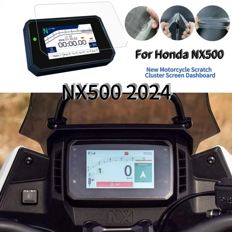 لوحة عدادات للخدش للدراجات النارية ، طبقة أدوات حماية لهوندا NX500 ، ملحقات TPU HD ، جديد ، NX500 ، NX way ،