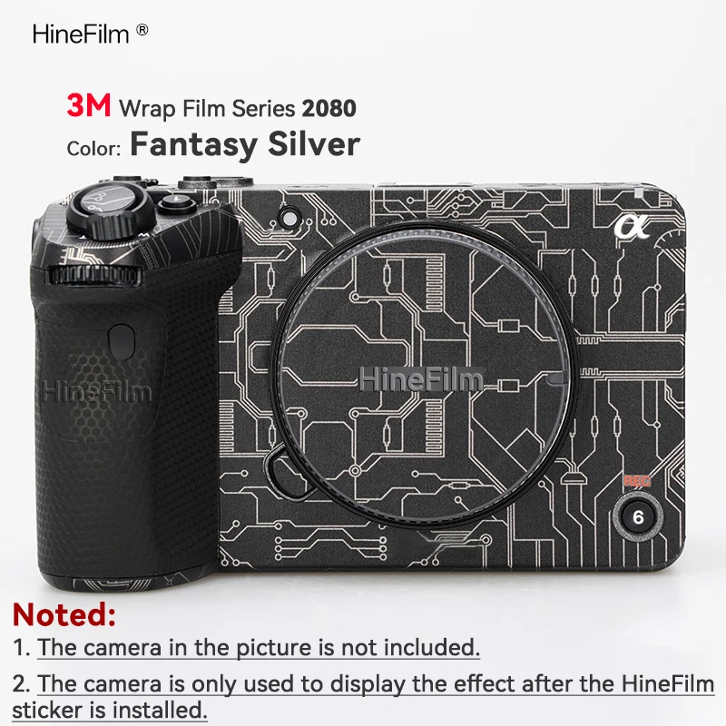 FX 30 كاميرا ملصق مائي جلود رمادي عميق و متجمد الجلد لسوني ILME-FX30 كاميرا الجلد ملصق لاصق حامي 3m الفينيل