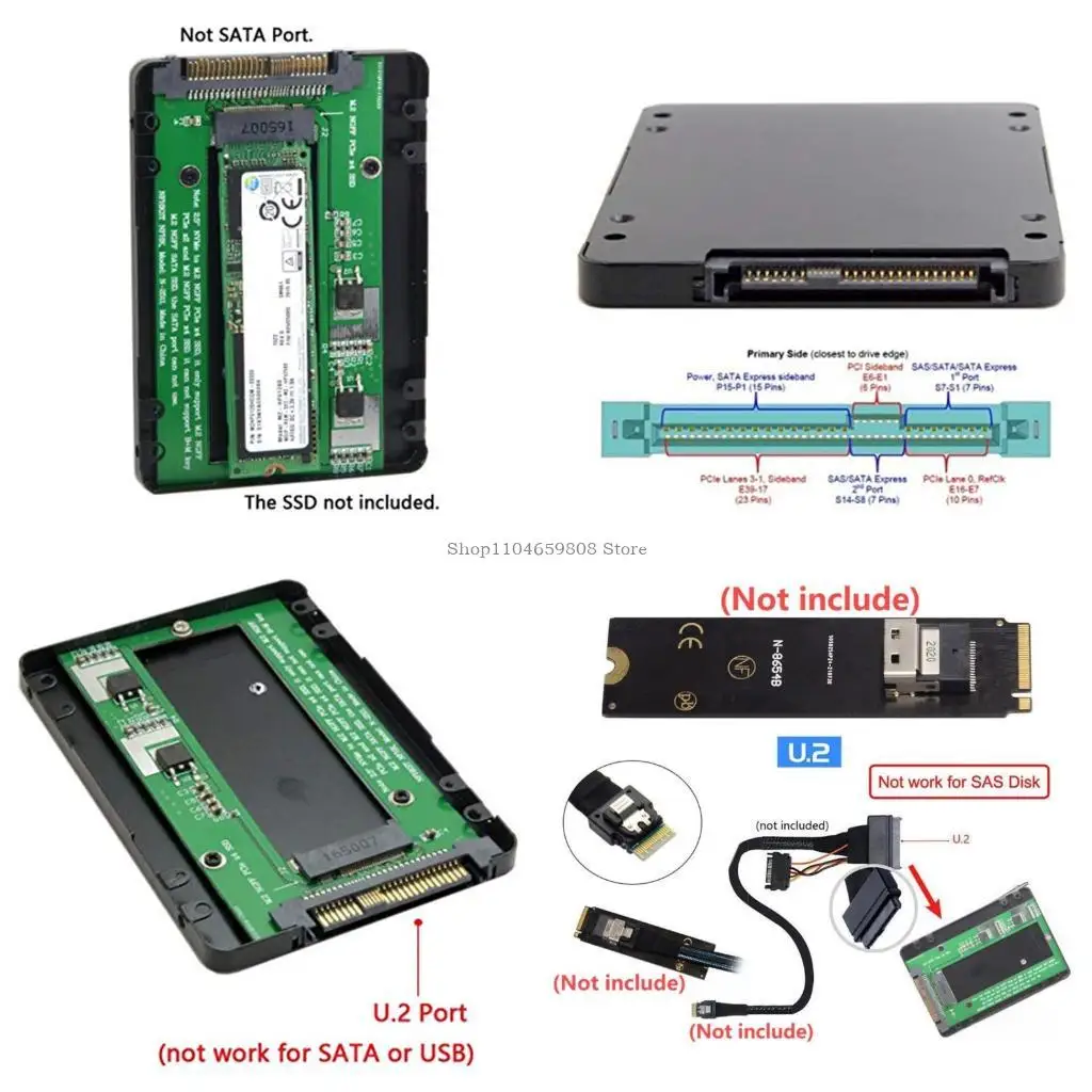 PCIe NVME Converters for 750 SSDs Toolless Mounting PCB Heat Management Multiple Model Use