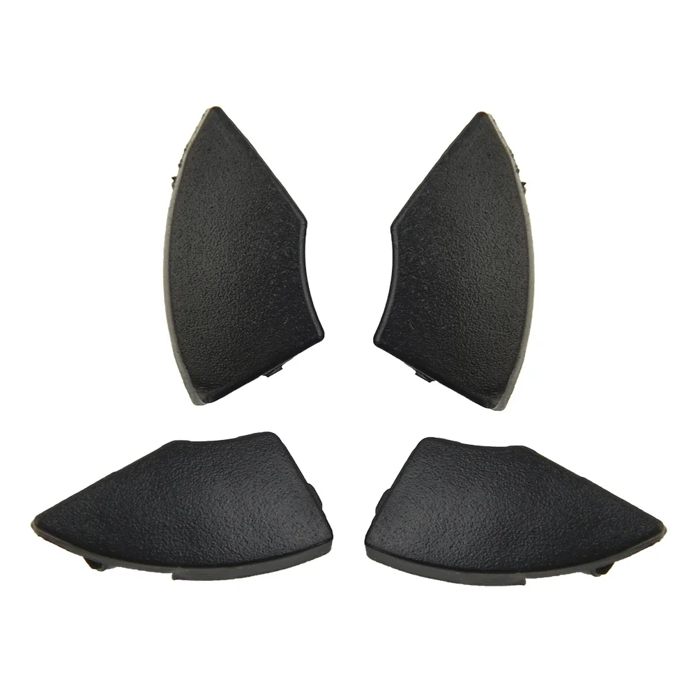 4 pezzi per Fiat-autoradio Cd-pulsante Trim Coperture adatte-per Fiat 500 Radio dal 2008 in poi-nero-auto Radio Cd Button- Trim