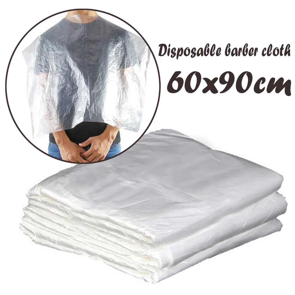 50/100pcs Waterproof Disposable Hair Salon Capes Washing Pads Shampoo Cape Hairdressing Shawl Barbershop Hair Salon Cape