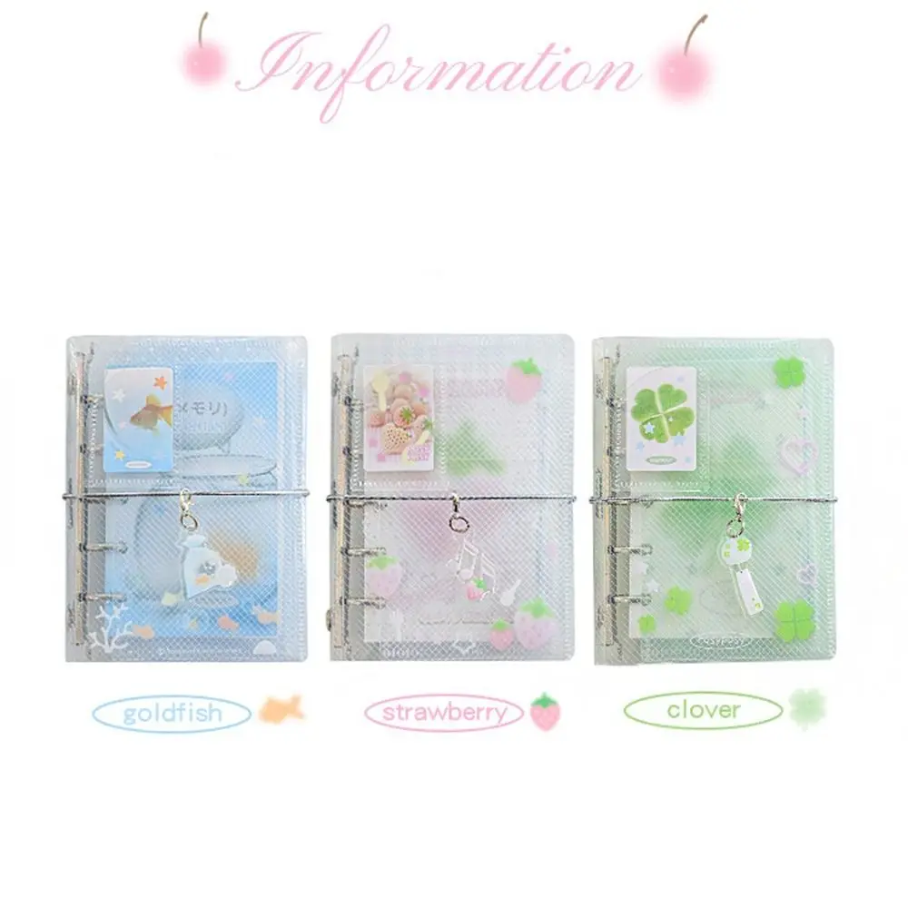 Stationery Cartoon Loose-leaf Notebook Portable Mini Hand Account Book Aesthetic Binder Hand Ledger School