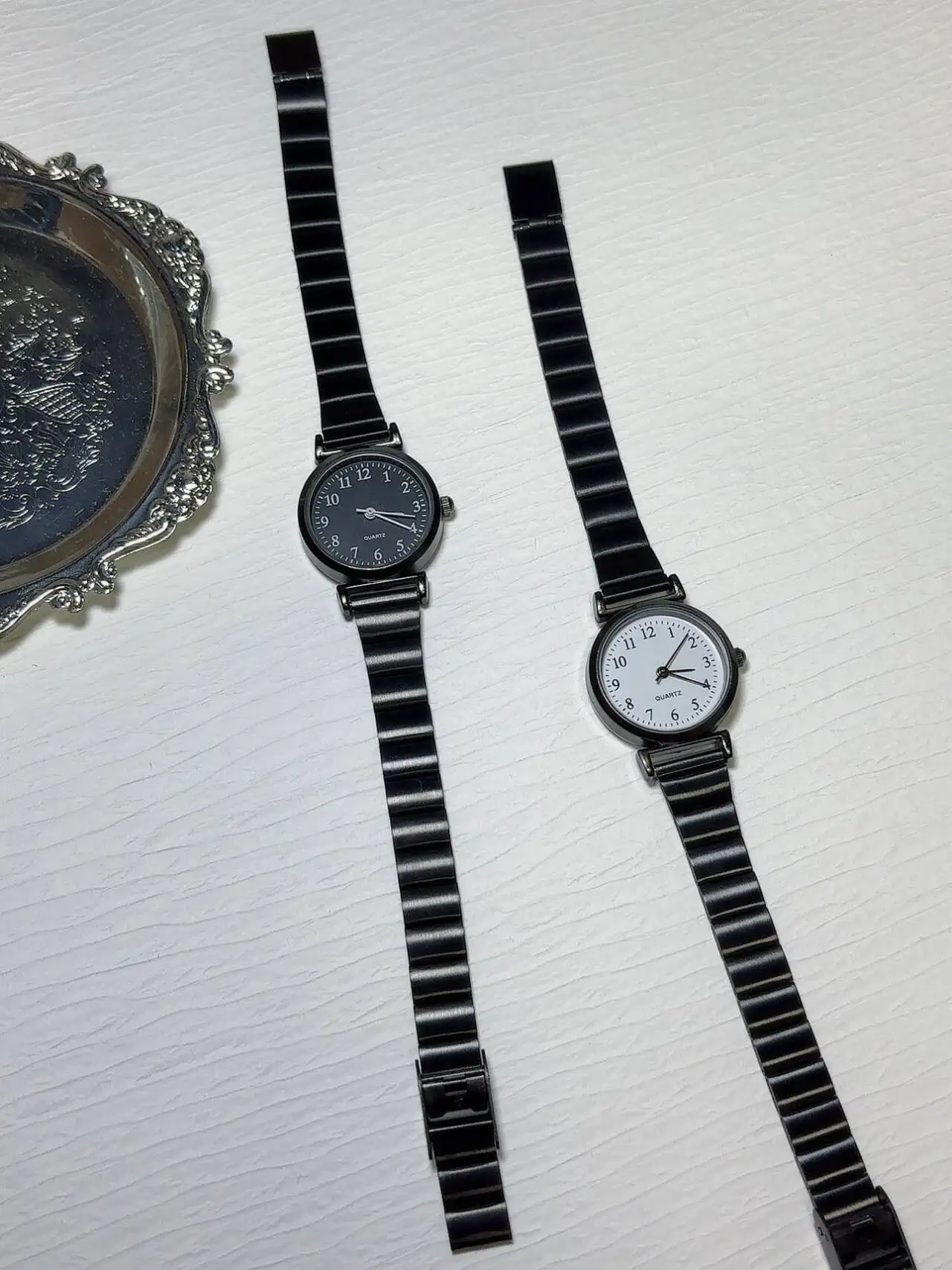 女性のためのレトロな正方形のスチールストラップ,デジタル,ミニマリスト,フランス,ニッチ,ライト,ラグジュアリー,コールド