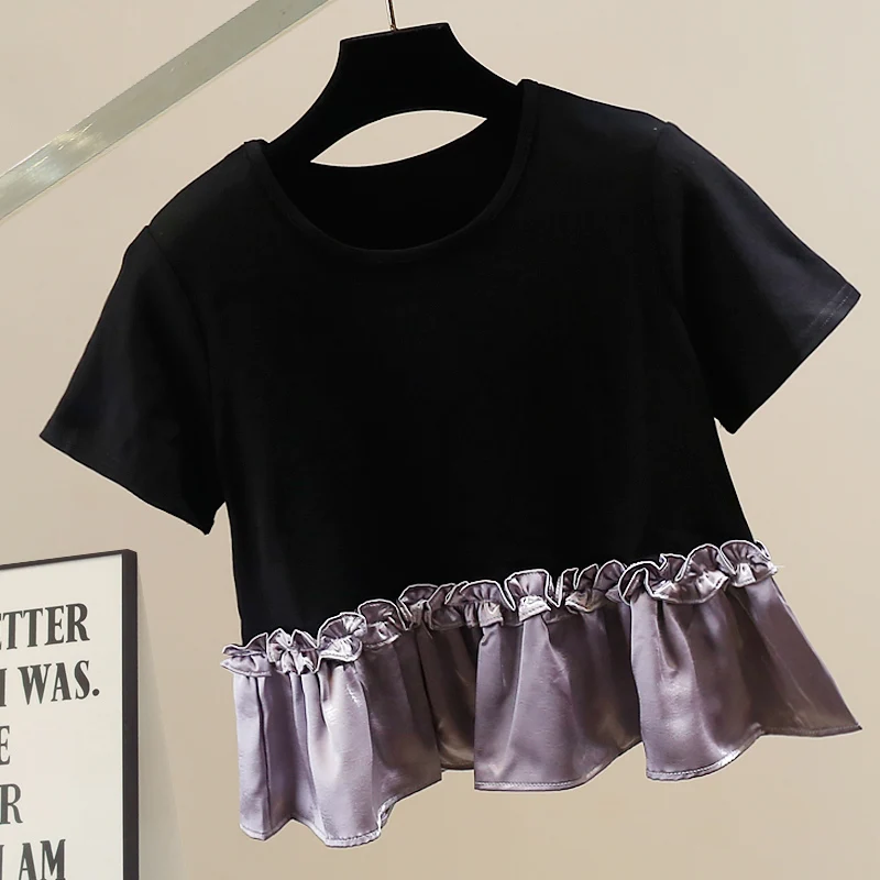 

Модная женская блузка с длинным рукавом, с изысканным цветочным узором и эффектным дизайном, топ с эффектным цветочным принтом