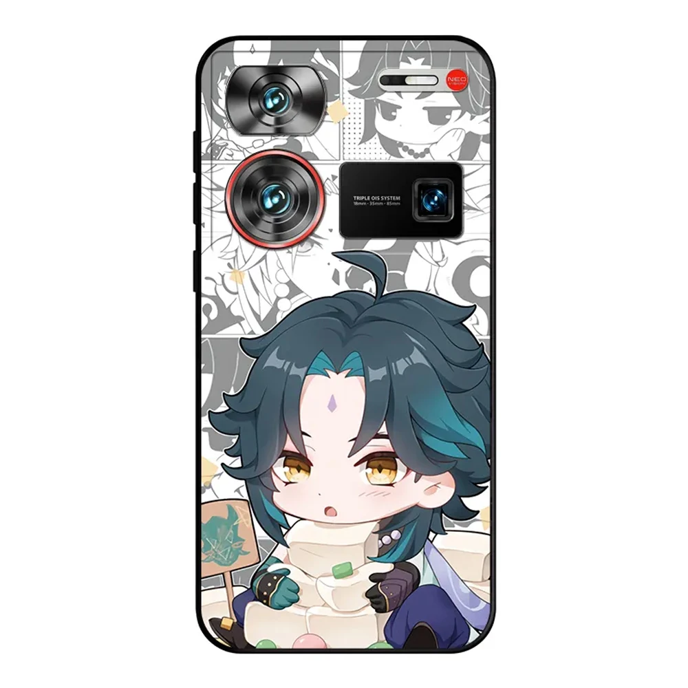 Genshin Impact Series Mobile Phone Case For RedMagic 9 Pro Silicone Soft Shell Anti-fall Protective Cover For Nubia Z60Ultra Z50