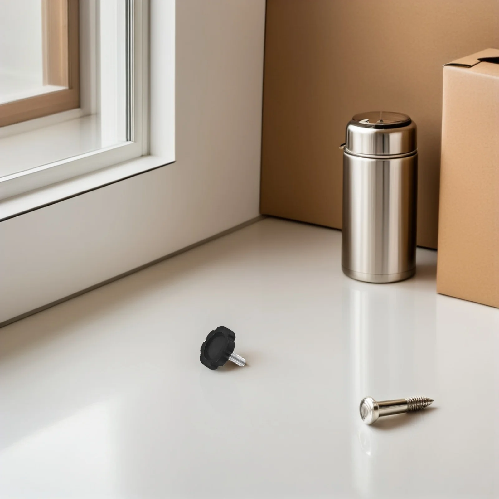 

6pcs Umbrella Screw Anchor M8 Pp Steel Uv Resistant Replacement Parts For Patio Garden Outdoor Space Waterproof Anti Wind