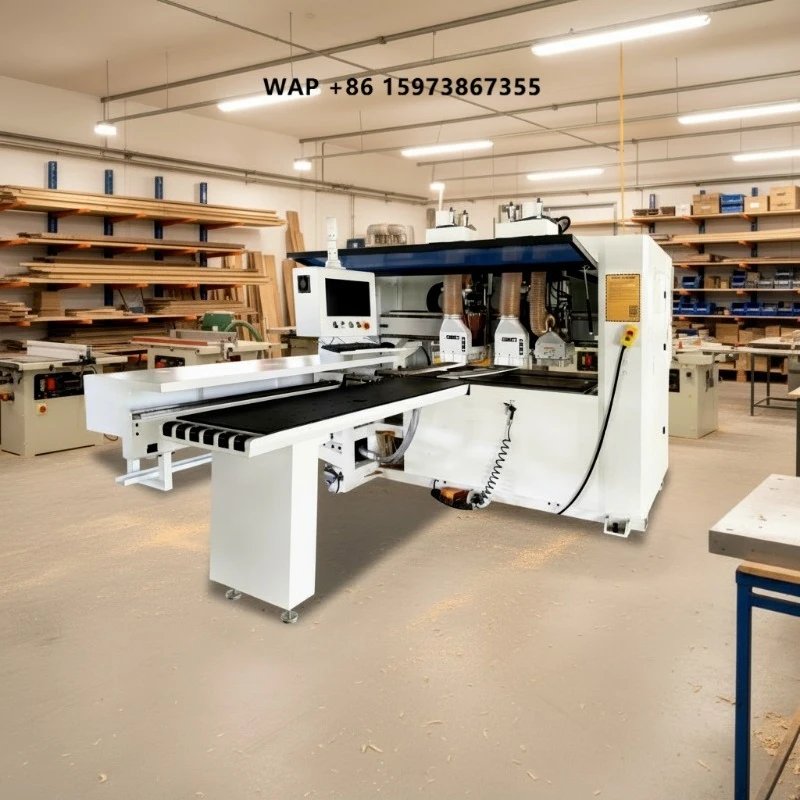 HYSEN CNC Woodworking Six Sided Drilling Machine Single Drill Package Automatic Panel Processing High Efficiency Fast Axis Speed