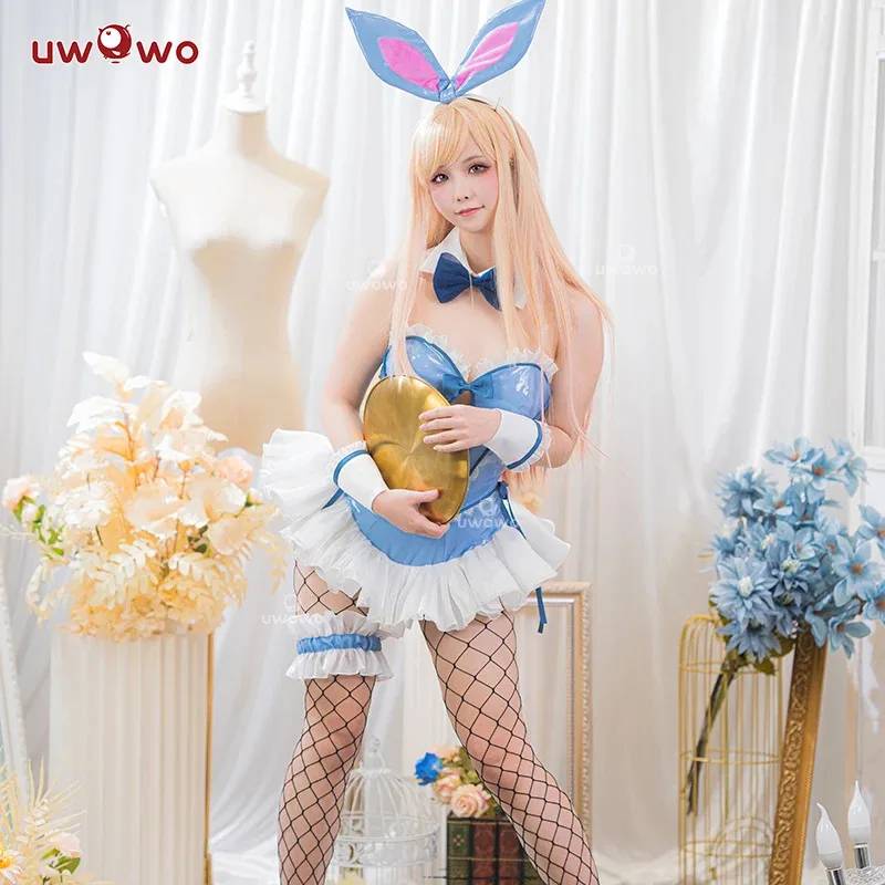 UWOWO Marin Kitagawaa Cosplay Marinn Kitawaa Bunny Women Cosplay Costumes Halloween Cosplay Outfit Headband Bodysuit