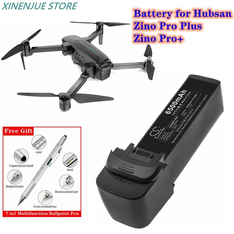 Drones,UAV Battery 11.4V/6500mAh 9834117 for Hubsan Zino Pro Plus