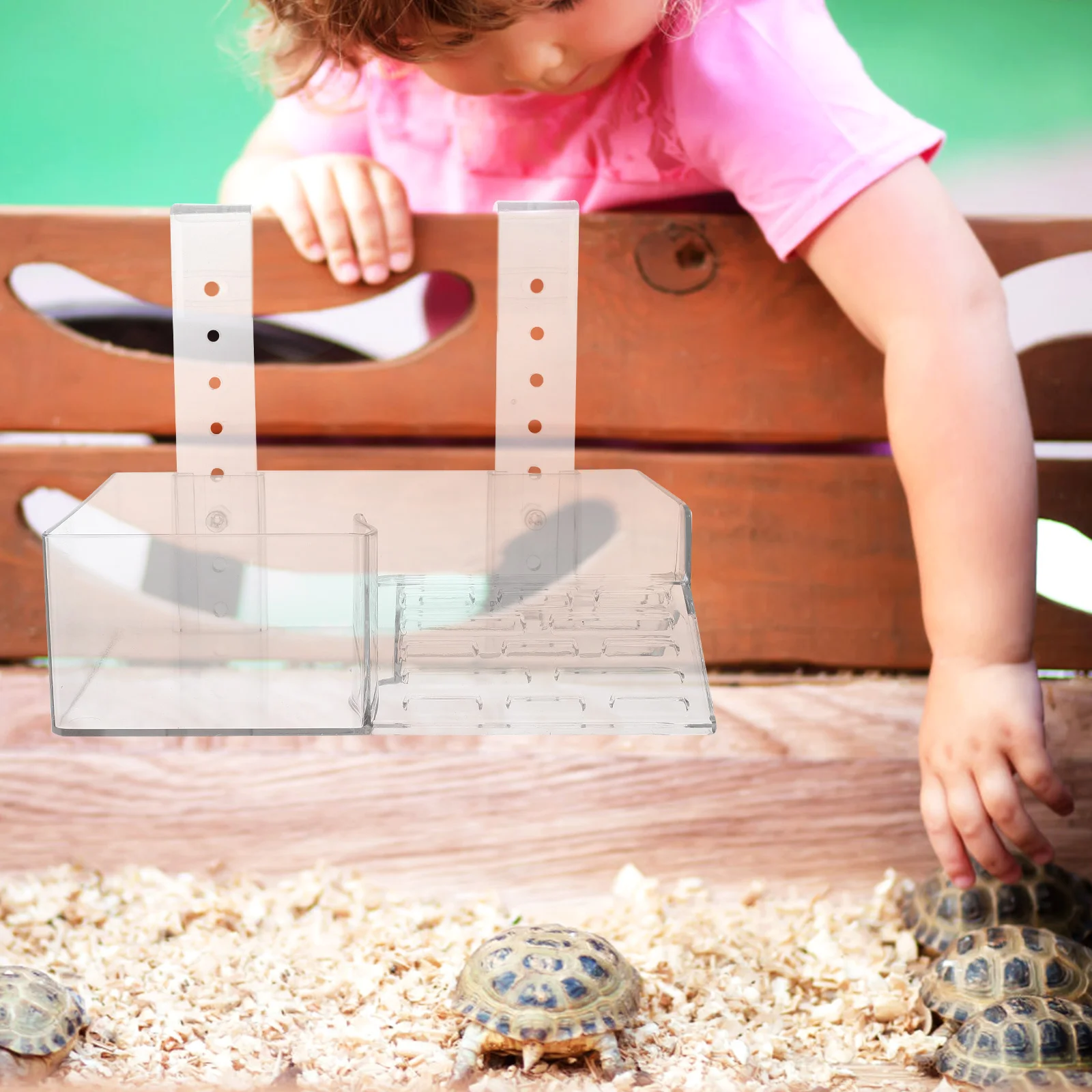 

Hanging Basking Platform For Aquatic Turtles Acrylic Turtle Tank Accessories Reptile Shelf Aquarium Decor Turtle Ramp Fish Tank