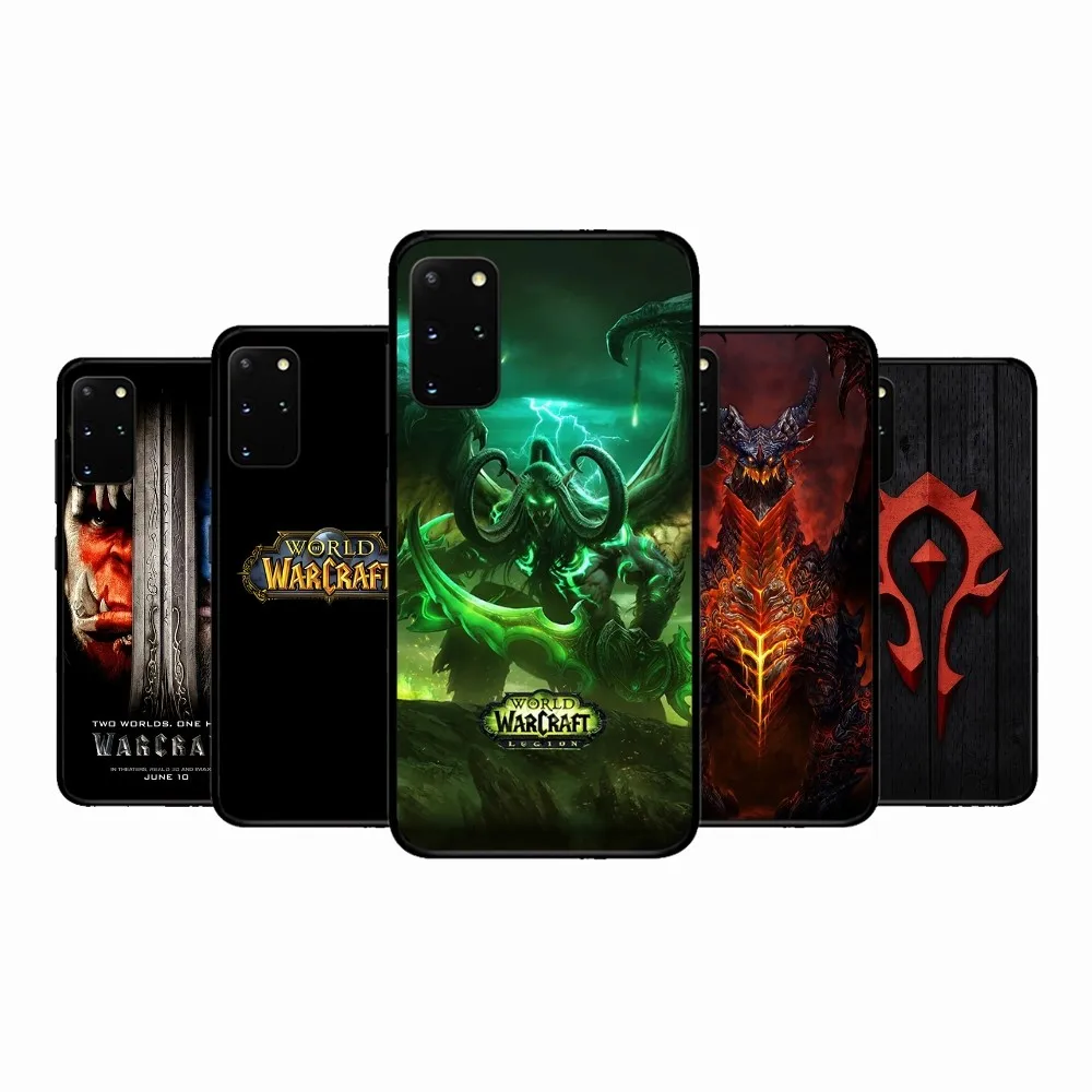 W-World O-Of W-Warcraft Phone Case For Samsung S 9 10 20 21 22 23 30 23 24 Plus Lite Ultra FE S10lite Fundas