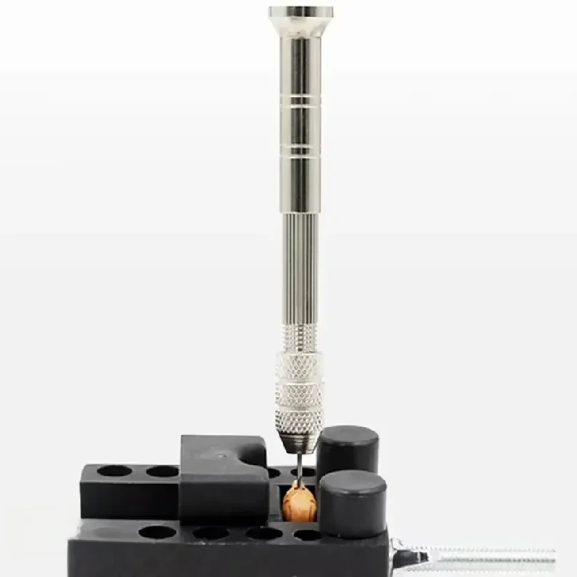 0.8-3.0mm Mini Hand Drill Woodworking Tools Drilling Rotary Tool Manual Twist Drill Bit Watchmaker Pin Vice Watch Repair Tools view 6