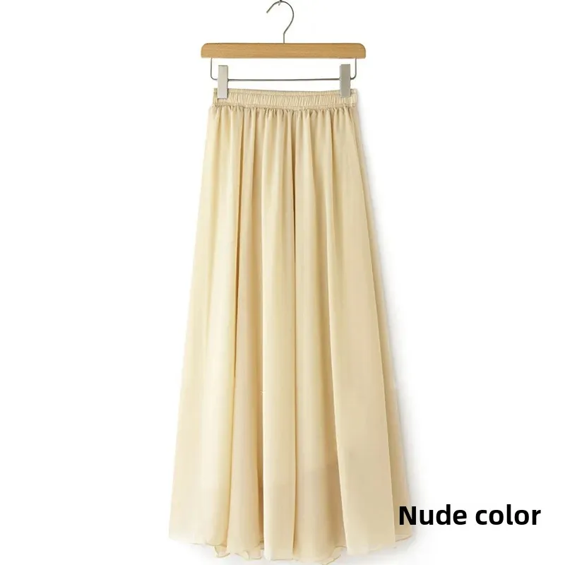 Abito da spettacolo di danza classica con movimento grande da 720 gradi, gonna in chiffon, abito da ballo rosso brillante dello Xinjiang, abito lungo quadrato