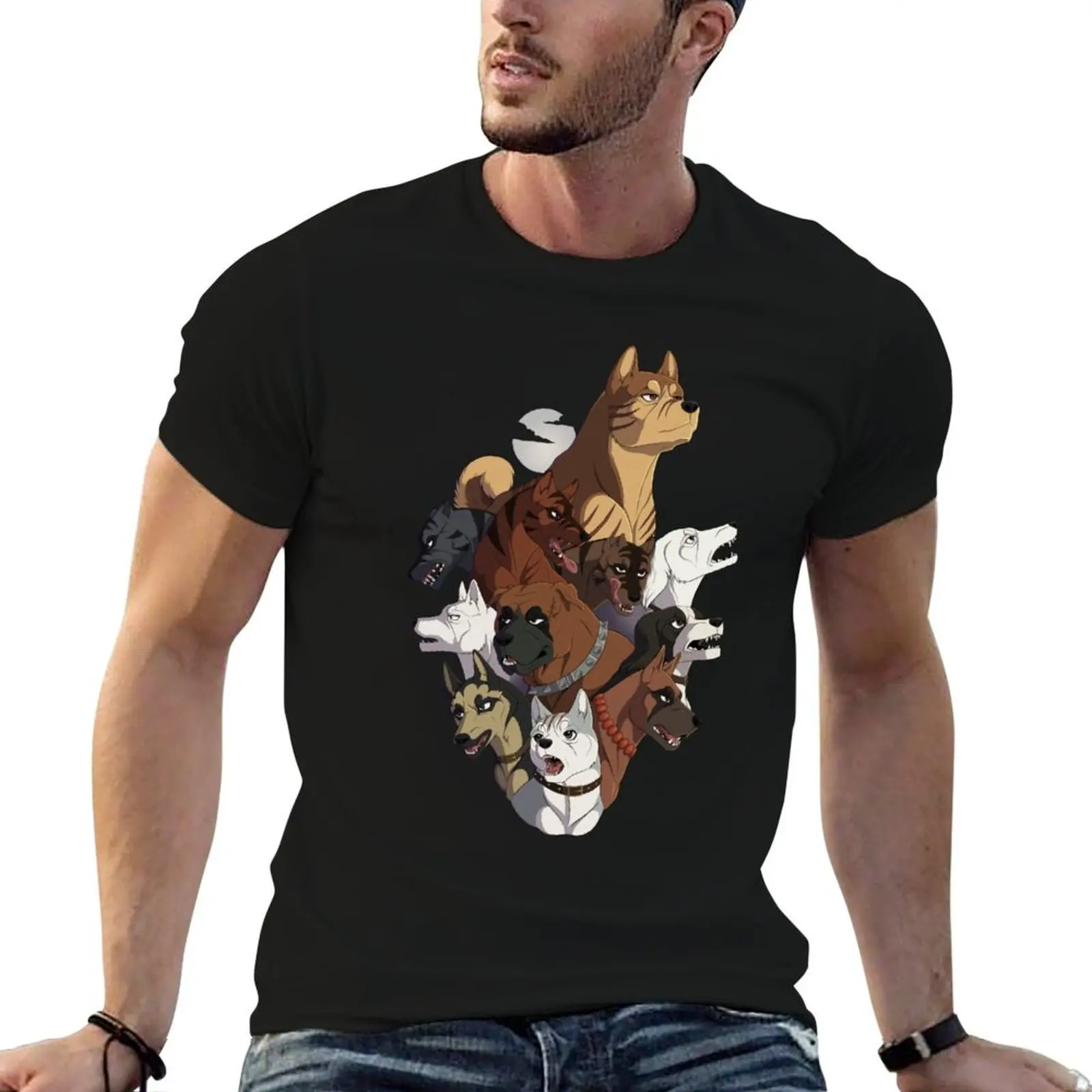 Camiseta Ginga Nagareboshi Gin Main Team, camisetas para hombre, camisetas gráficas, camiseta de lujo para hombre