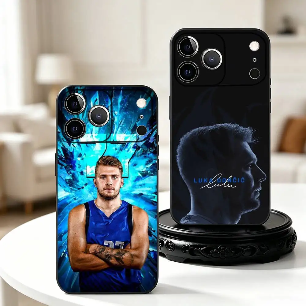 Basketball Luka Doncic Phone Case For iPhone 17, 16,15,14,13,12,11 Plus,Pro Max, Others Soft Black Cover