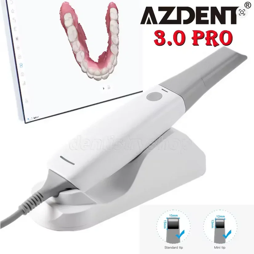 AZDENT Dental Digital Impression Intra-Oral 3D Scanner - with Scanning Real Color
