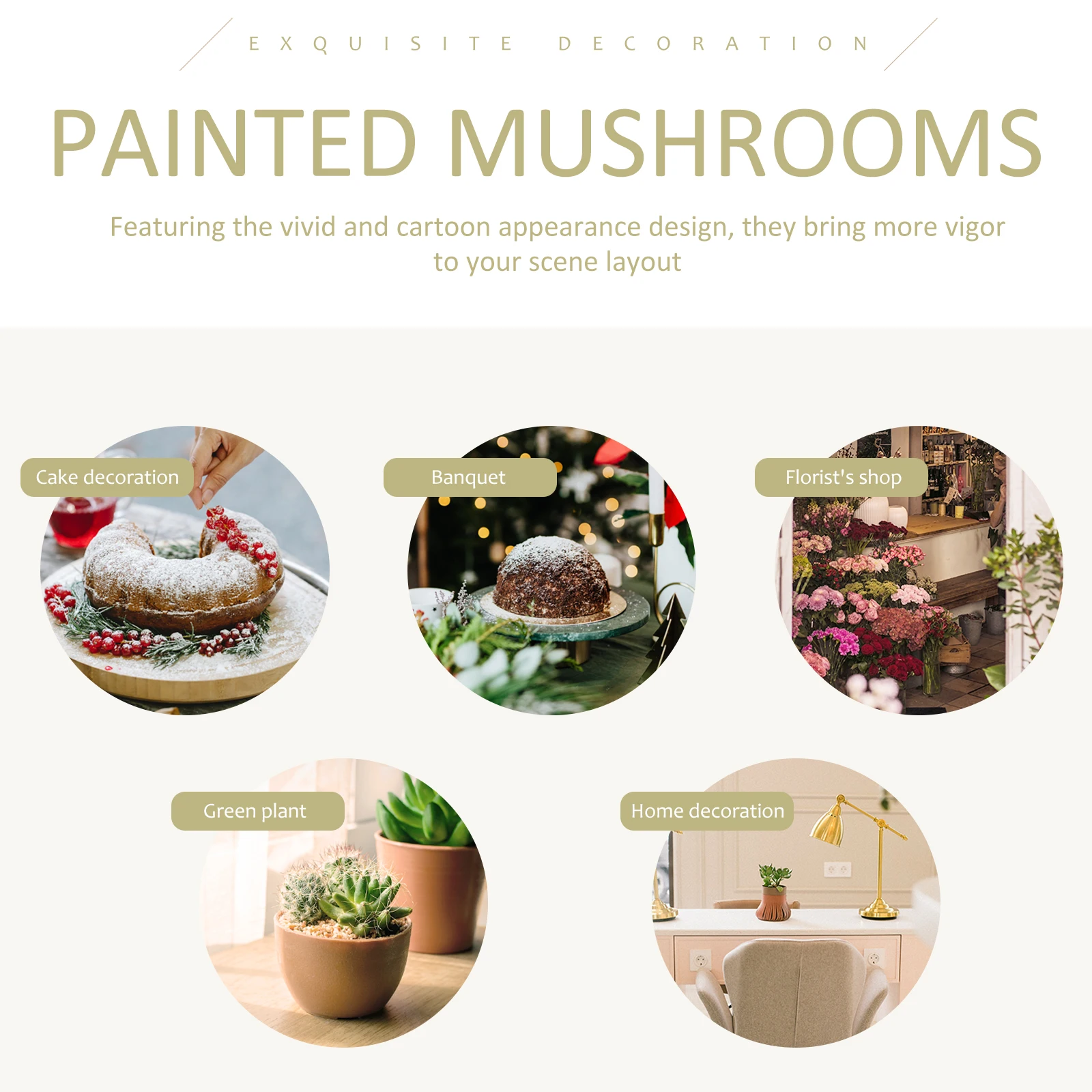 

4Pcs Mini Bonsai Landscape Decorations Ceramic Tiny House Crafts for Home Cafe Shop Desktop Garden Micro Scenery Ornament