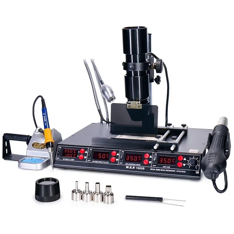 WEP 1000B BGA Infrared multifunctional Hot Air preheat Soldering Rework Station