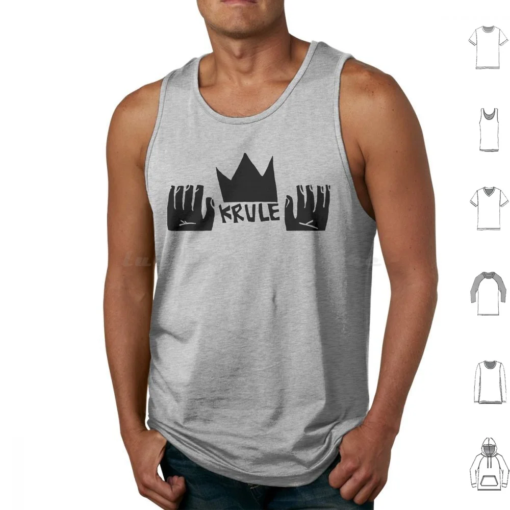 King Krule Logo Tank Tops Vest Sleeveless King Krule Music