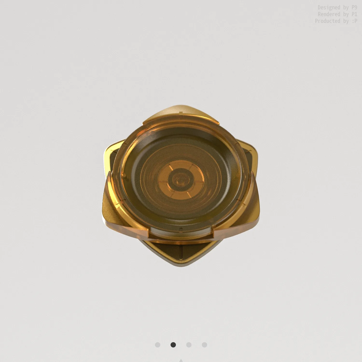 โรเตอร์-อีดีซี ใบมีดโลหะแม่เหล็ก 6 ใบ ความเร็วสูง ​ ​ ของเล่นบรรเทาความเครียดแบบไจโรสโคปปลายนิ้ว