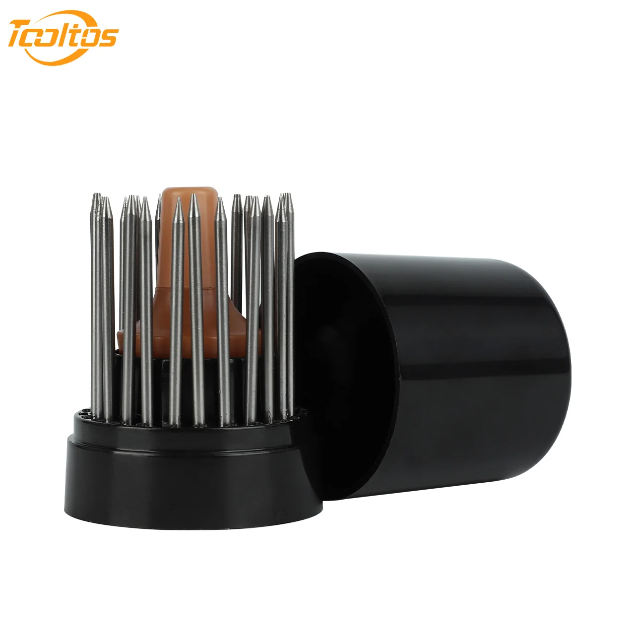 TOOLTOS Beading Needle Set with Handle and Storage Box for Pearls Rhinestones Beads Jewelry Making Tool Kit