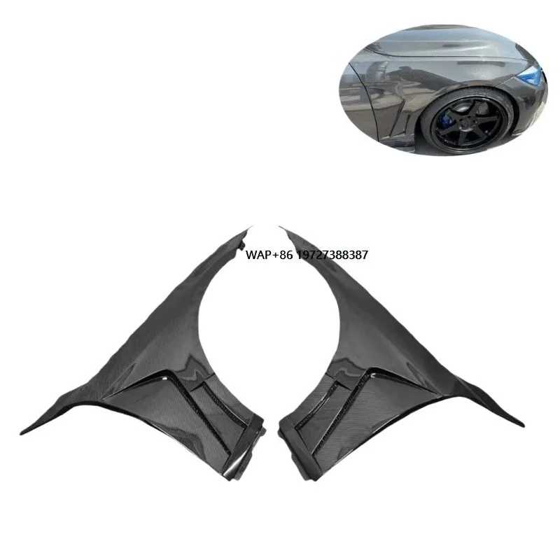

For 4 Series F32/F33/F36 (2013-2020) High Quality Real Carbon Fiber Front Vented Cooling Fender Pair Customized