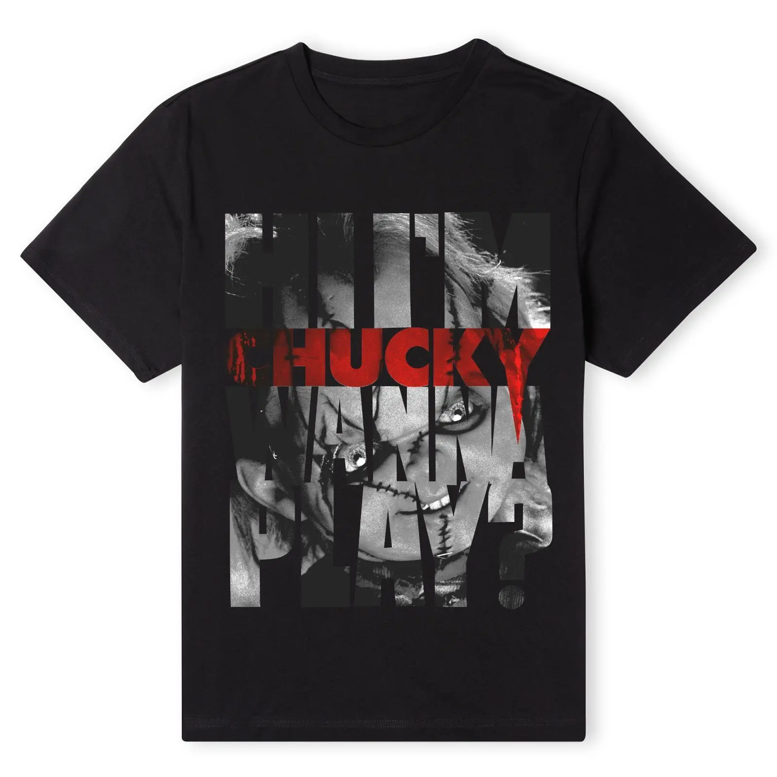 Official Chucky Typographic Unisex T-Shirt