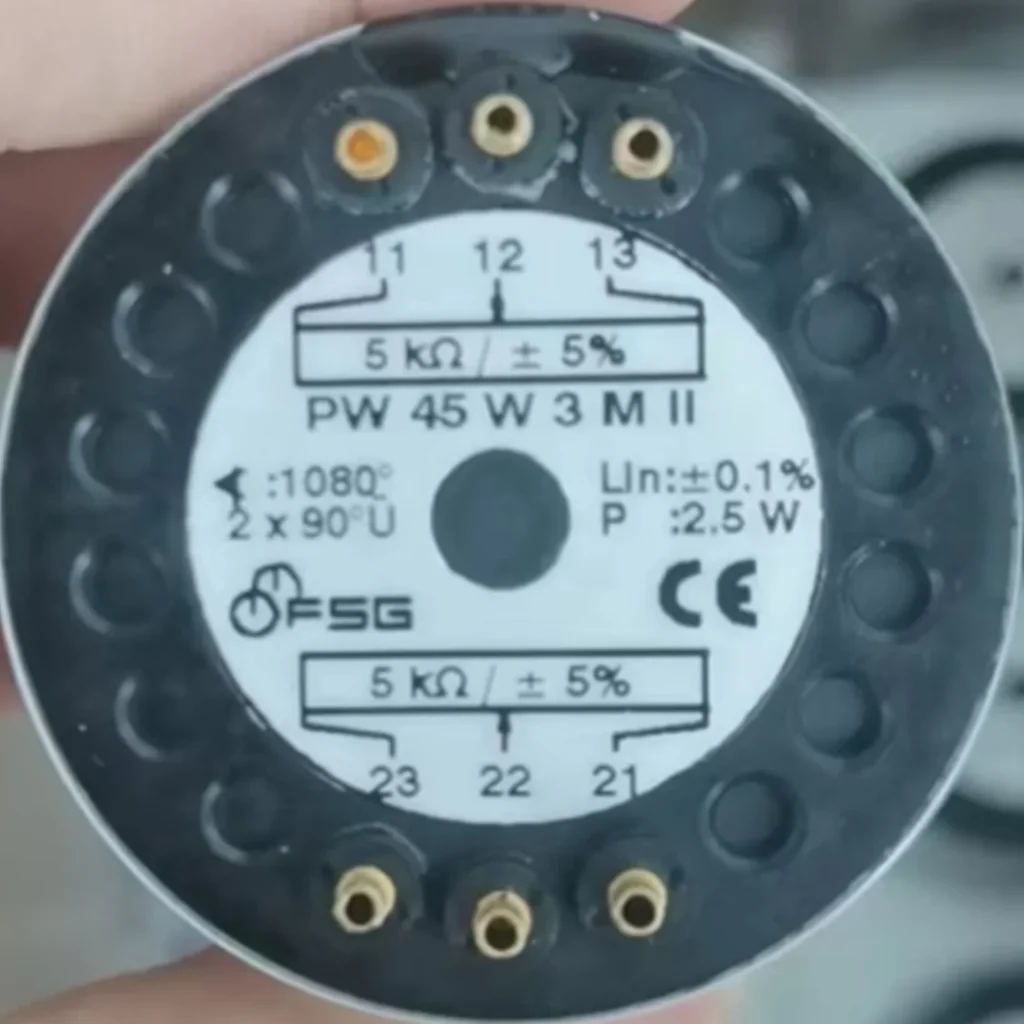 NUEVO Potenciómetro de precisión de doble capa PW 45 W 3 M II