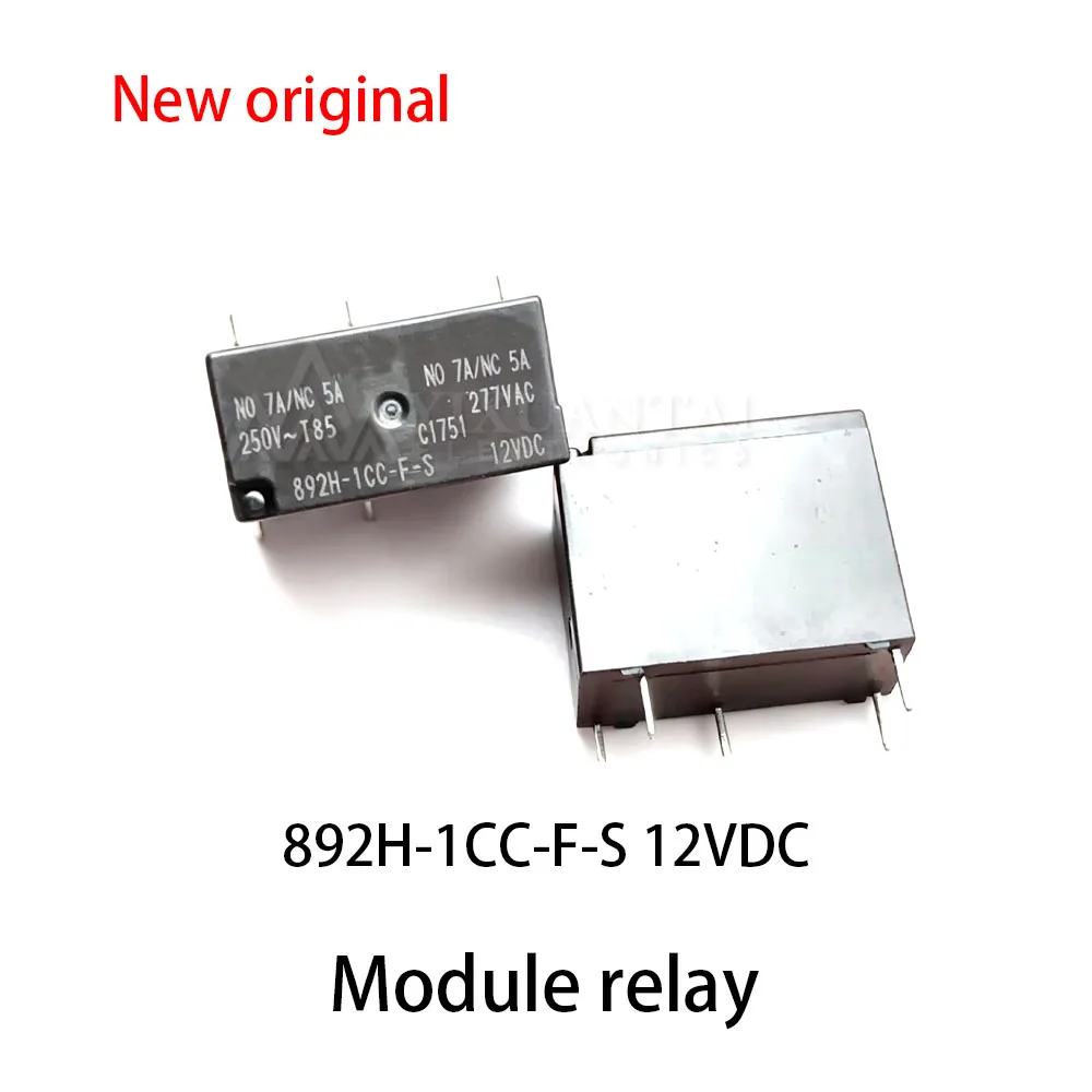 (5pcs~10pcs) 100% New relay 892H-1CC-F-S 12VDC Relay module 7A 12V 5-pin 1 on/off