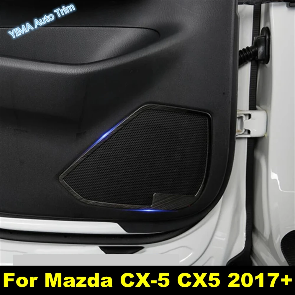 

Inner Door Stereo Speaker Audio Loudspeaker Sound Cover Trim For Mazda CX-5 CX5 2017 - 2024 Interior Refit Kit Accessories