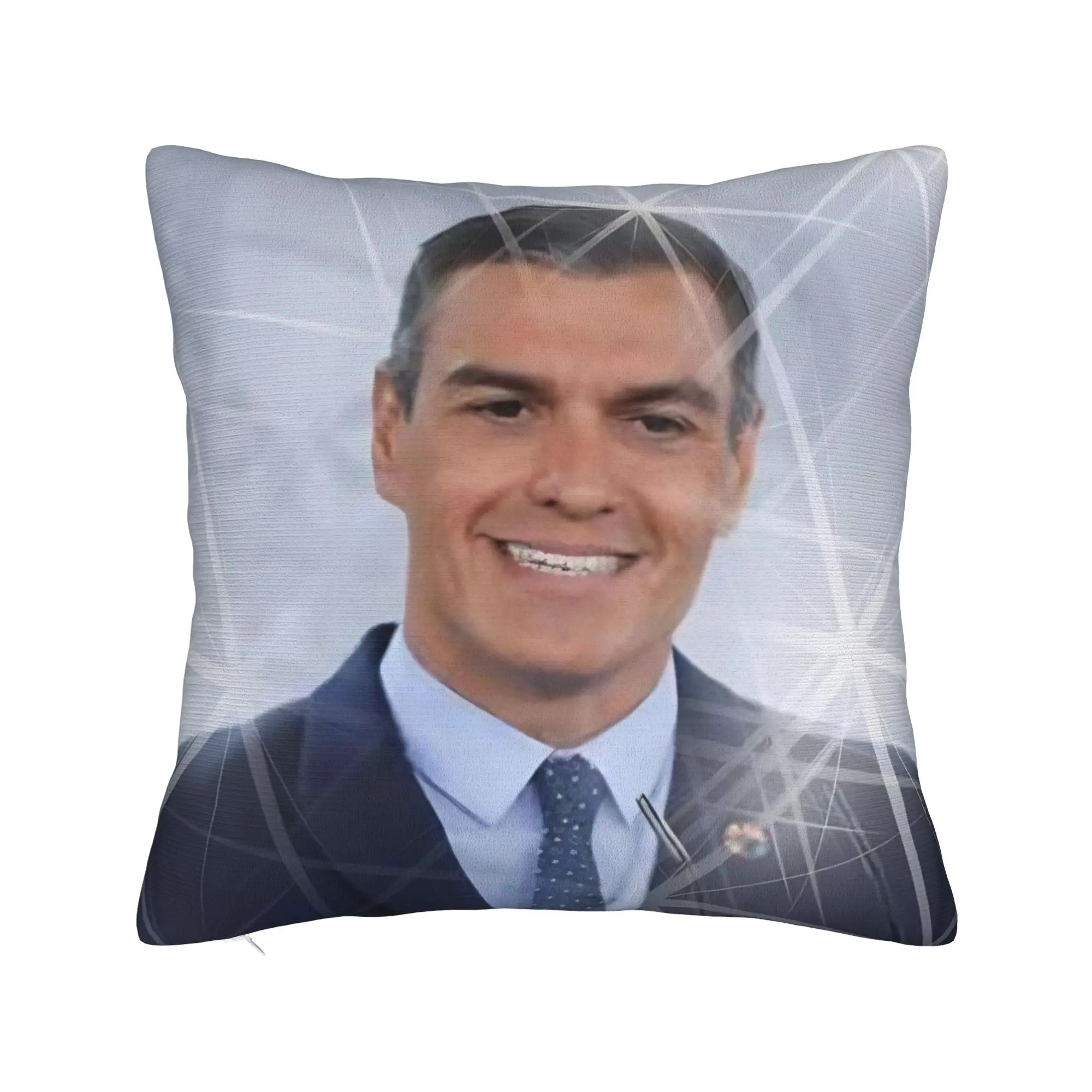 Funda de almohada Pedro Sanchez España PSOE funda de almohada personalizada para sofá coche decoración del hogar fundas de almohada Kawaii
