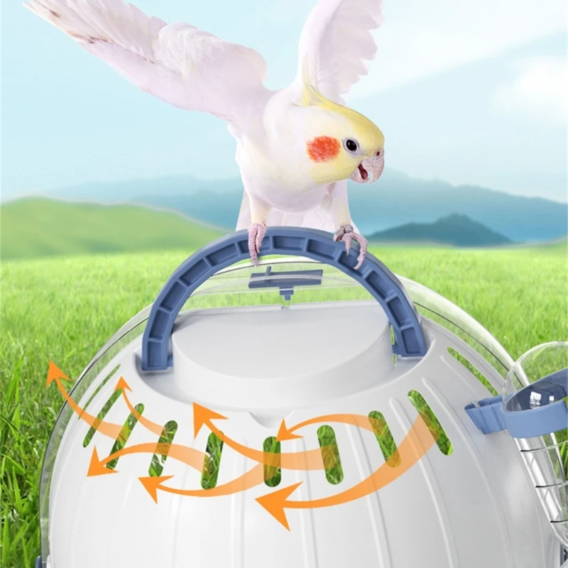 Bolsa portamascotas portátil para pájaros y loros, mochila viaje mano, accesorios para mascotas pequeñas, bolsa para envío