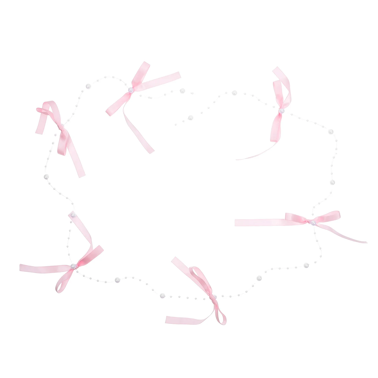 القوس مطرز سلسلة الستار الوردي مقوس شنقا نافذة المدخل ديكور لحفلات الزفاف المنزل مقهى حبة الستائر #1