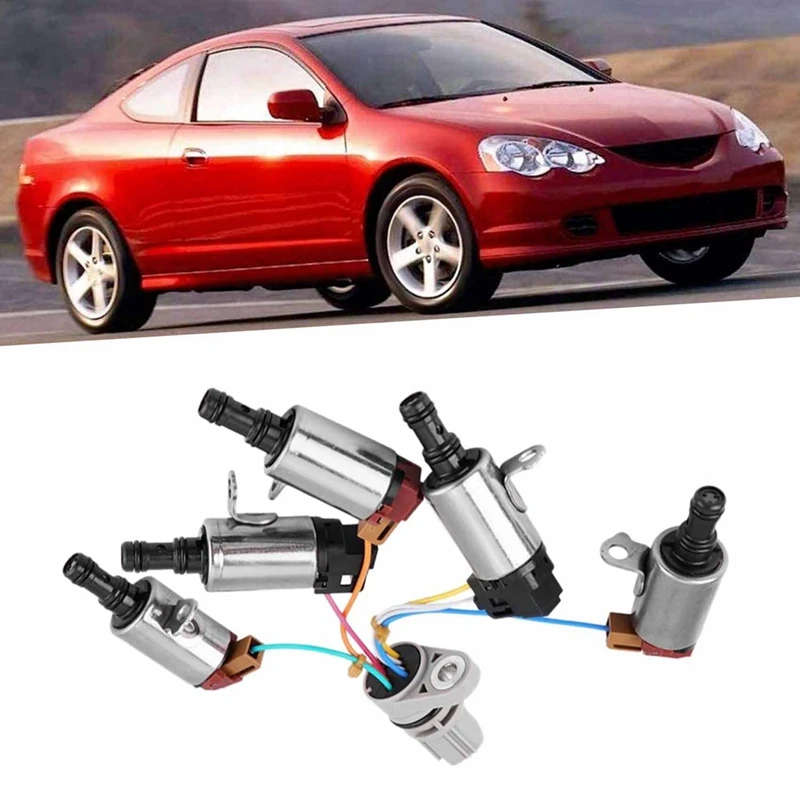 Arnés de solenoide de cambio de transmisión 28500-PRP-004 28400-PRP-004, suministros automotrices de Metal plateado, apto para Honda Accord 2003-2012