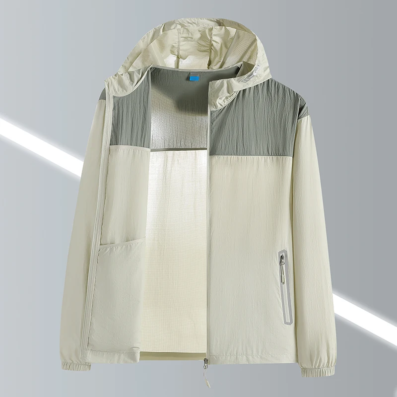 New Sun Protection Suits Men Summer Ultra-thin Breathable UV Outdoor Fishing Skin Windbreaker Fishing Sun Protection Suit Jacket