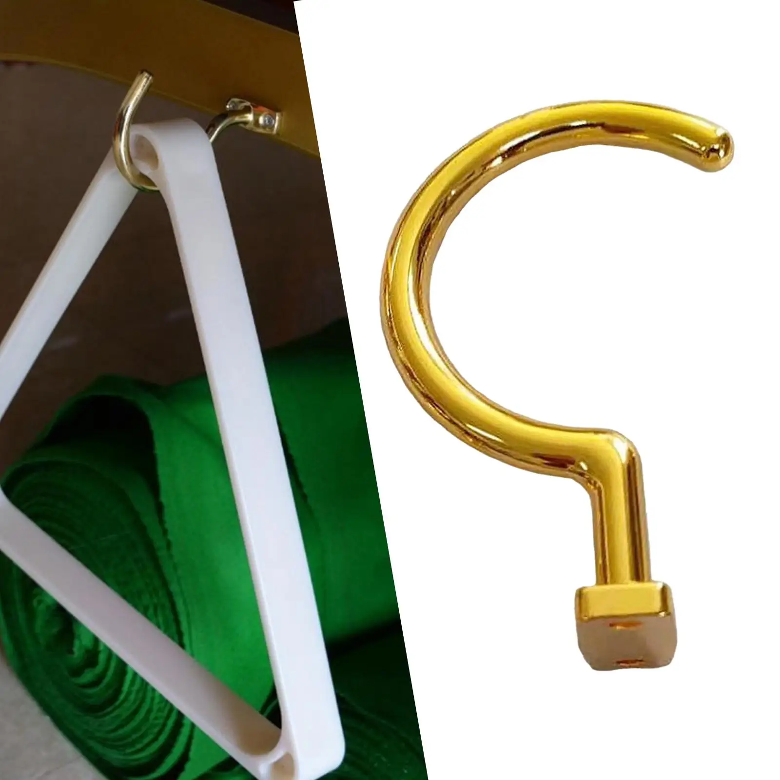 Snooker Biljartkeu Hook Pooltafelrek met Schroeven Bridge Stick Ball Rack