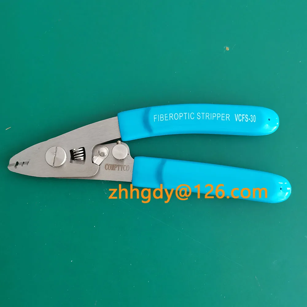 FTTH Stainless steelVCFS-30  Tri-Hole Fiber Optic Stripper FTTH Tools Miller Optical Fiber Stripping Pliers